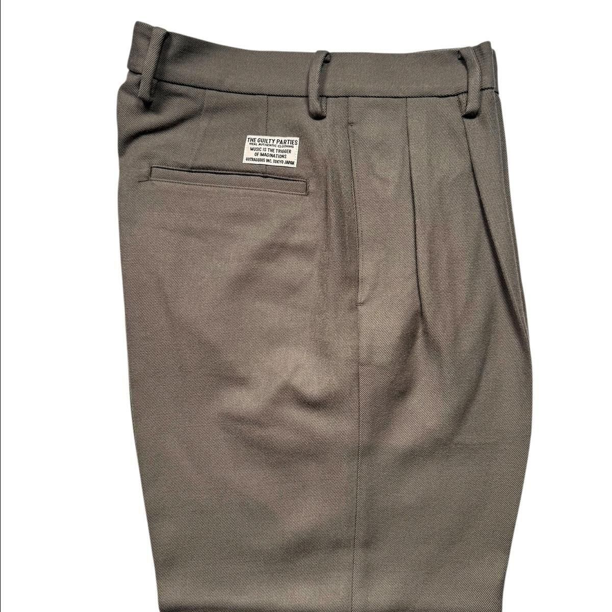 ワコマリア DOUBLE PLEATED CHINO TROUSER WACKOMARIA《ワコマリア》DOUBLE PLEATED CHINO TROUSERS(TYPE-2