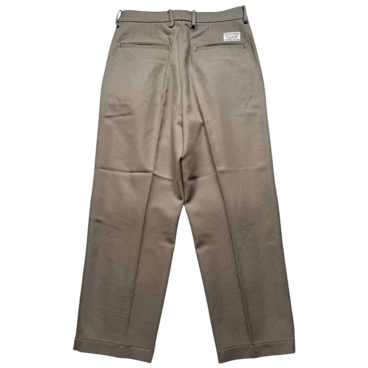 Wacko Maria　今期double pleated chino グレー WACKO MARIA ワコマリア DOUBLE PLEATED CHINO TROUSERS - CONUR