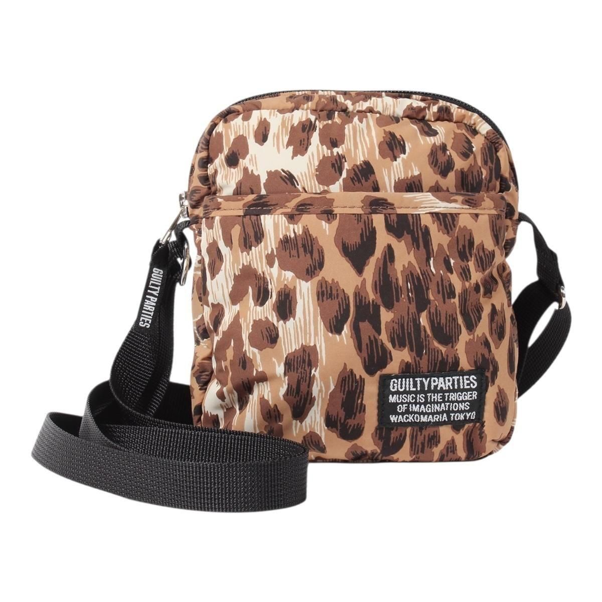 WACKOMARIA<BR>SPEAK EASY / LEOPARD SMALL SHOULDER BAG(TYPE-1)