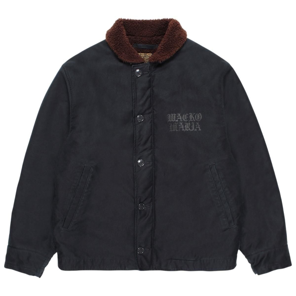 WACKOMARIA<BR>N-1 DECK JACKET - A -(TYPE-1)(NAVY)