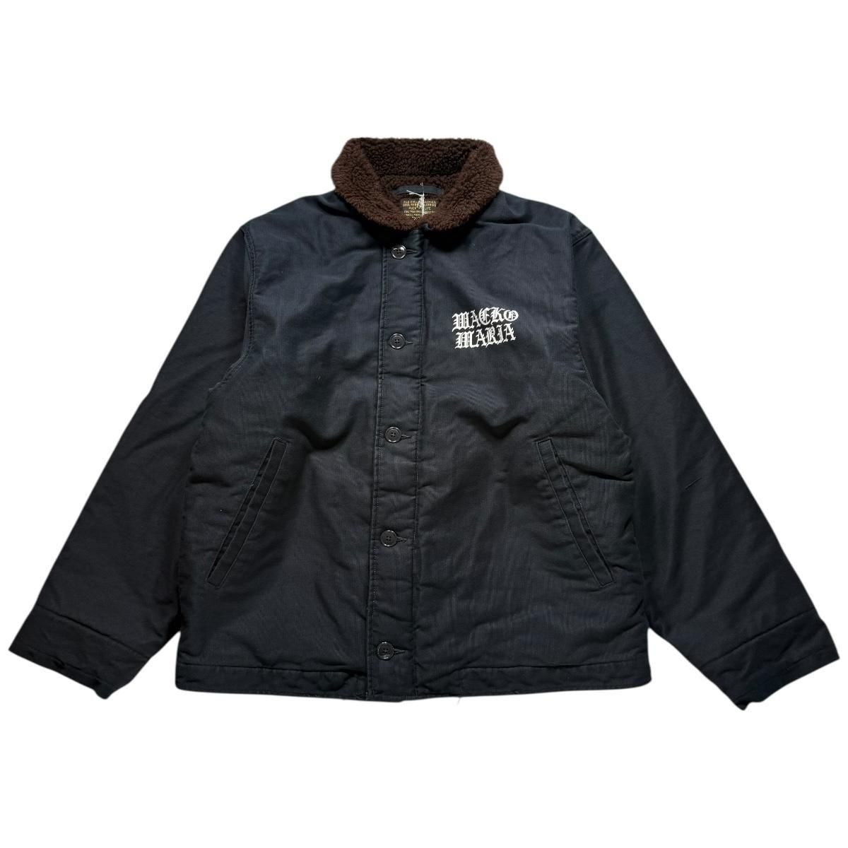 WACKOMARIA<BR>N-1 DECK JACKET - A -(TYPE-1)(NAVY)