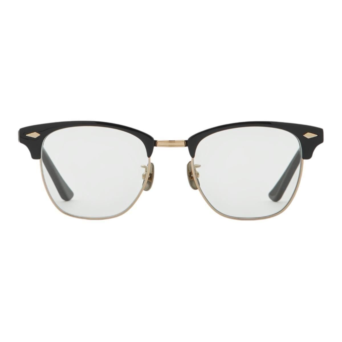 NOCHINO OPTICAL<BR>"YUGEN"#2  GLOSS BLACK & CHAMPAGNE GOLD  GREY GREEN to D.GREY(Ĵ)