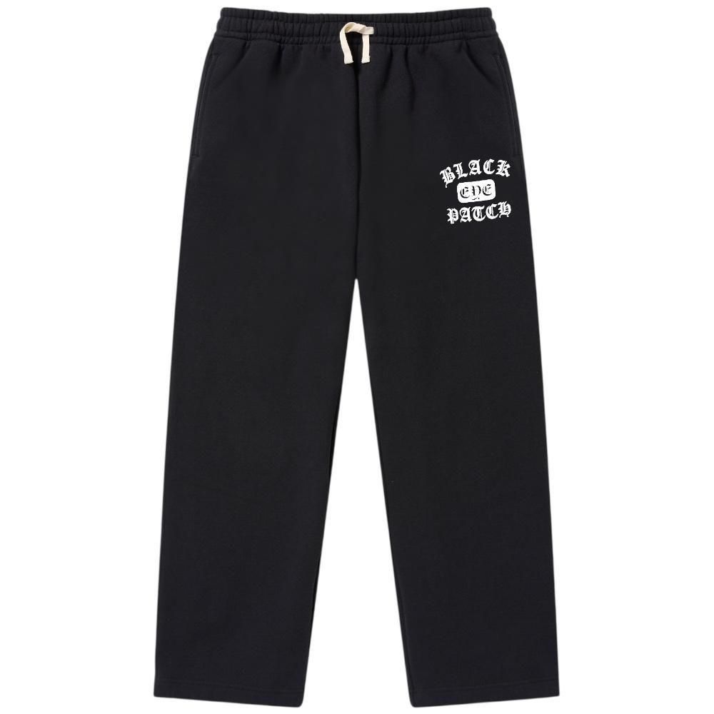 BlackEyePatch <BR>OE COLLAGE SWEAT PANTS(BLACK)