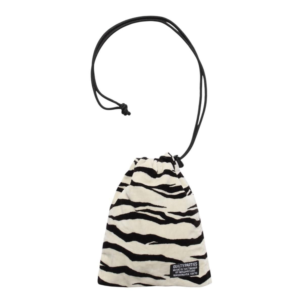WACKOMARIA<BR>TIGER SHOULDER POUCH(WHITE)