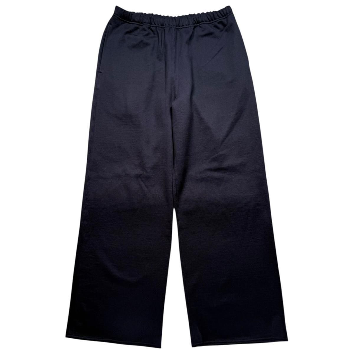 MARKAWARE <BR>WIDE GYM PANTS - ORGANIC COTTON HEAVY FLEECE -(D.NAVY)