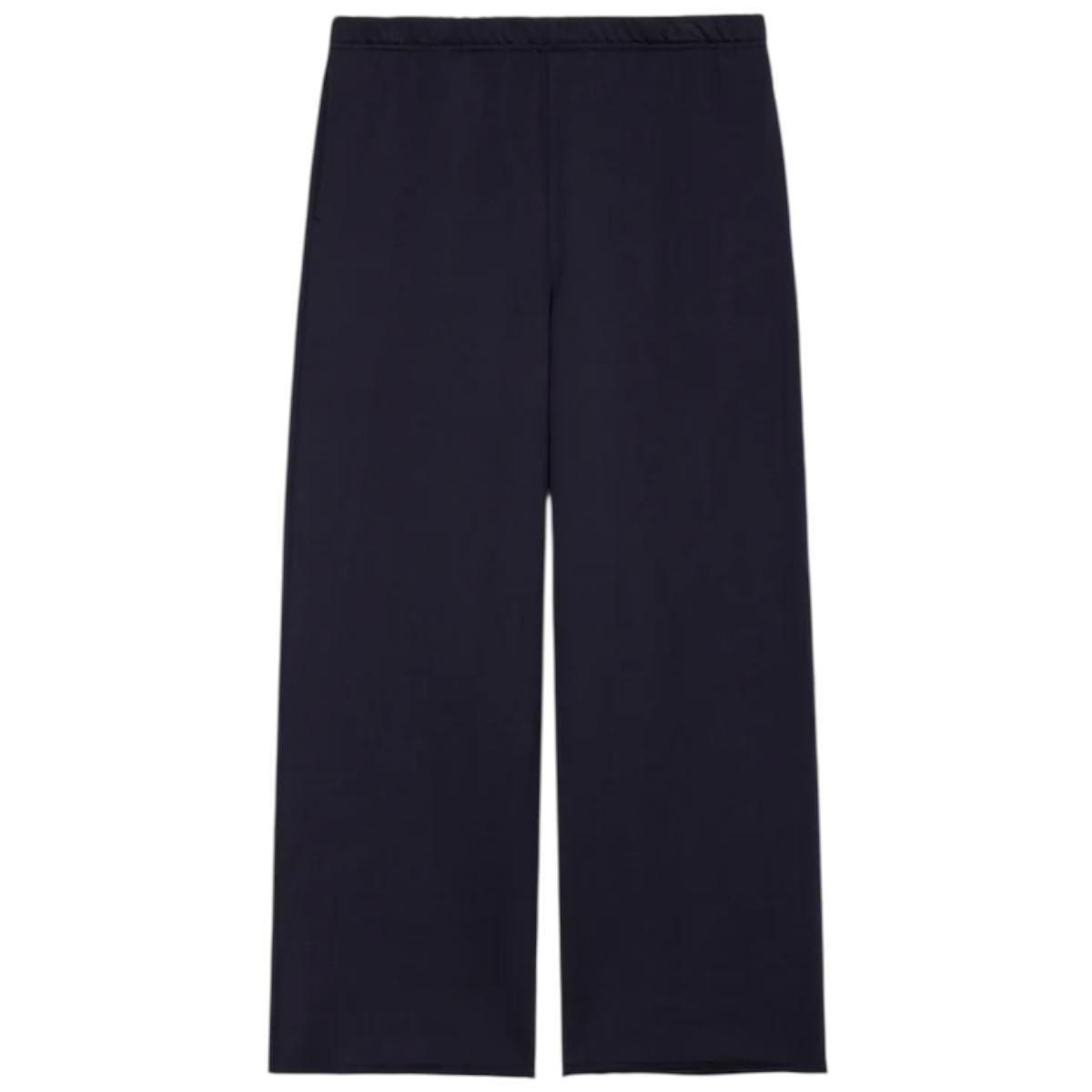 MARKAWARE <BR>WIDE GYM PANTS - ORGANIC COTTON HEAVY FLEECE -(D.NAVY)