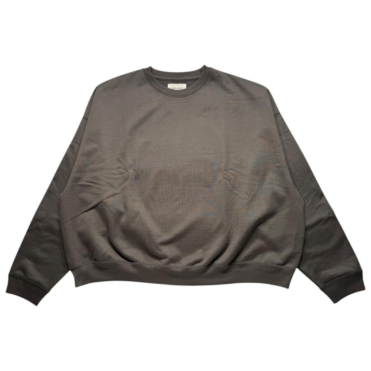 MARKAWARE <BR>HUGE SWEAT SHORT - ORGANIC COTTON HEAVY FLEECE -(CHARCOAL)