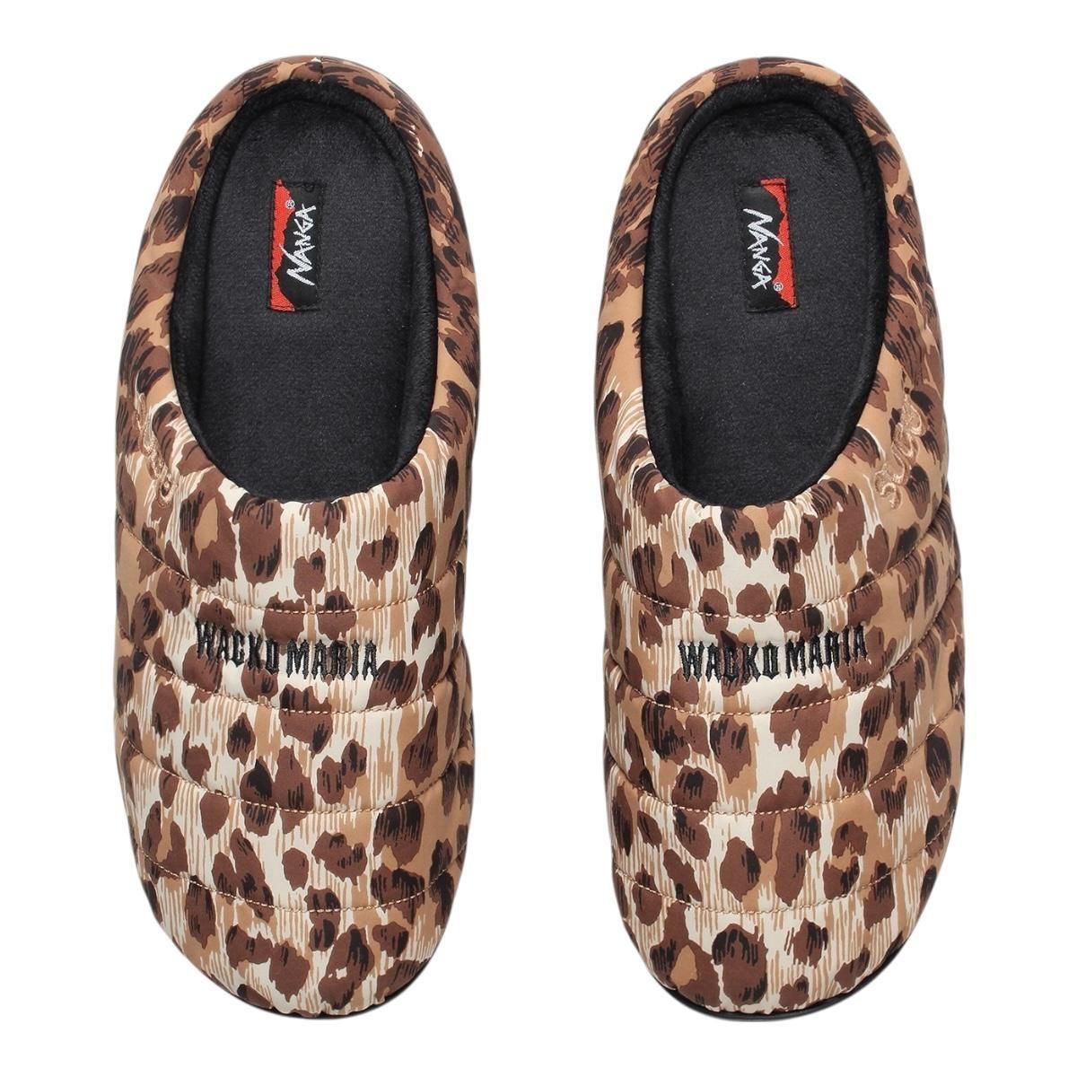 WACKOMARIA<BR>NANGASUBU / LEOPARD AURURA WINTER SANDALS(BEIGE)