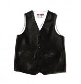 CALEE<BR>LEATHER VEST