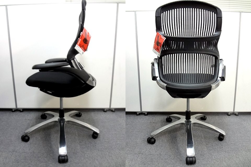 【未使用品】Knoll（ノル）　ジェネレーションチェア　可動肘