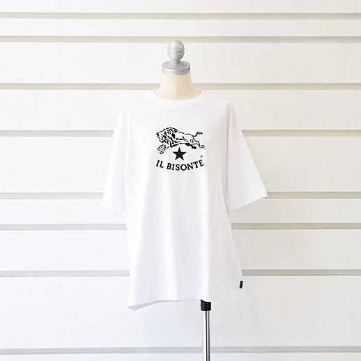 IL BISONTE イルビゾンテ バイソンロゴ Tシャツ レディース