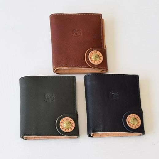 希少 イルビゾンテ 日本限定 55周年記念コレクション 二つ折り財布 黒 レザー 希少 イルビゾンテ 日本限定 55周年記念コレクション 二つ折り