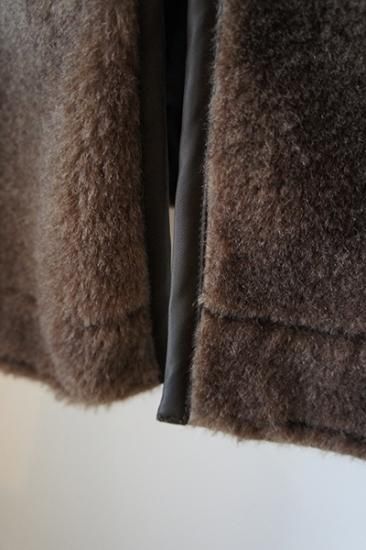 JUN MIKAMI ] ALPACA PILE LINER COAT - lancah