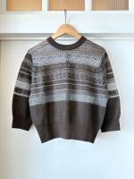 <img class='new_mark_img1' src='https://img.shop-pro.jp/img/new/icons50.gif' style='border:none;display:inline;margin:0px;padding:0px;width:auto;' />[ JUN MIKAMI ] FAIR ISLE CARDIGAN