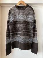 <img class='new_mark_img1' src='https://img.shop-pro.jp/img/new/icons50.gif' style='border:none;display:inline;margin:0px;padding:0px;width:auto;' />[ JUN MIKAMI ] FAIR ISLE PULLOVER