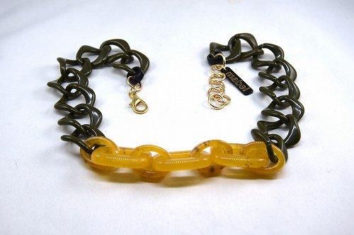 アルベルタ フェレッティ 金色の葉モチーフ ネックレス イタリア製