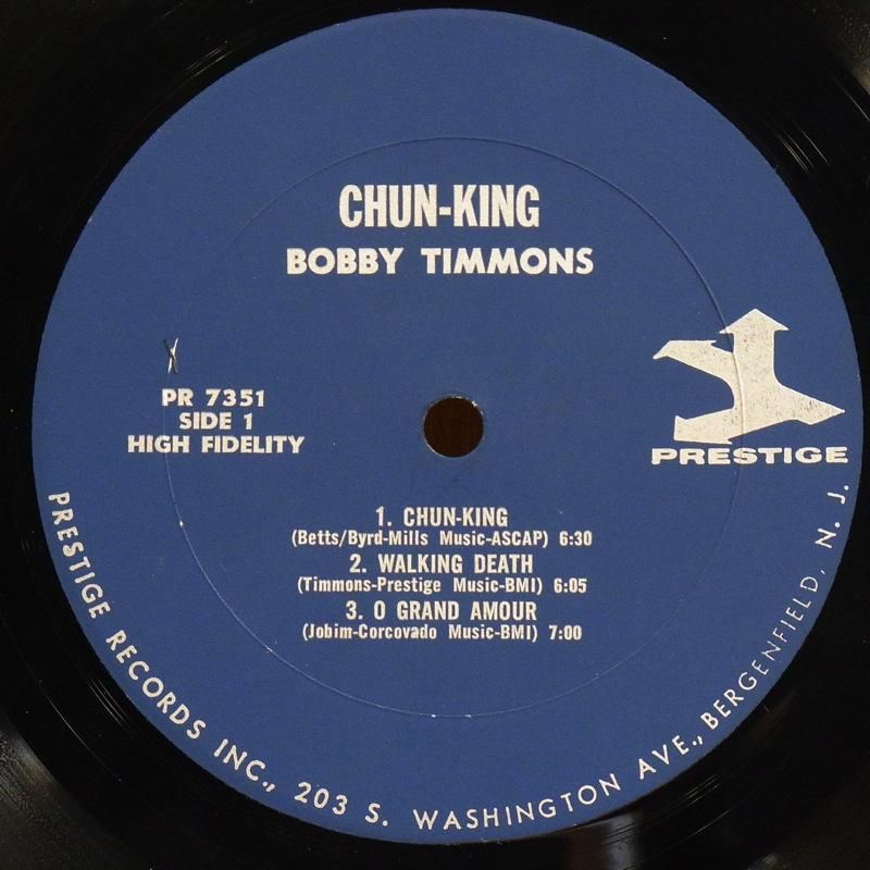 BOBBY TIMMONS / CHUN-KING - タイム | TIMERECORDS 中古レコード・CD 