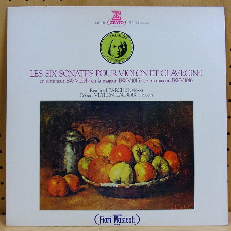 J.S.BACH : LES SIX SONATES POUR VIOLON ET CLAVECIN 1 / BARCHET ...