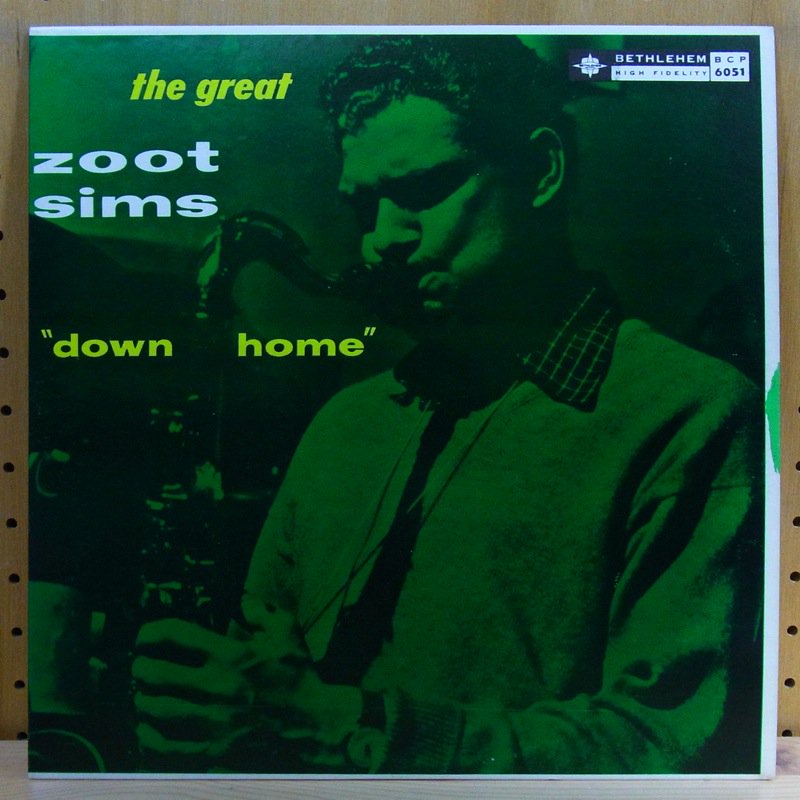 ZOOT SIMS / DOWN HOME - タイム | TIMERECORDS 中古レコード・CD・DVD