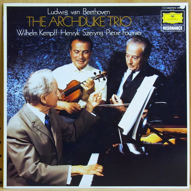 BEETHOVEN : THE ARCHDUKE TRIO / KEMPFF - SZERYNG - FOURNIER - タイム ...