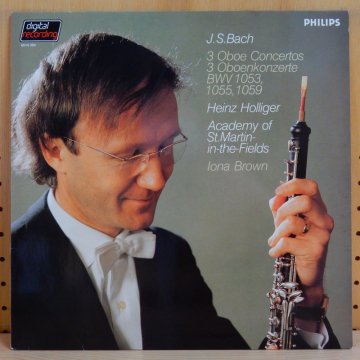 J.S.BACH : 3 OBOE CONCERTOS / HEINZ HOLLIGER - ACADEMY OF ST