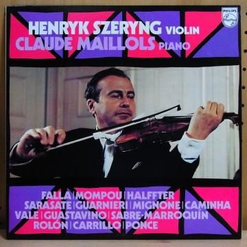 SZERYNG LATIN RECITAL / HENRYK SZERYNG - CLAUDE MAILLOLS - タイム ...