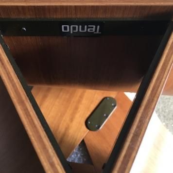 USED 天童木工 マッシュルームスツール マホガニー柾目(廃番