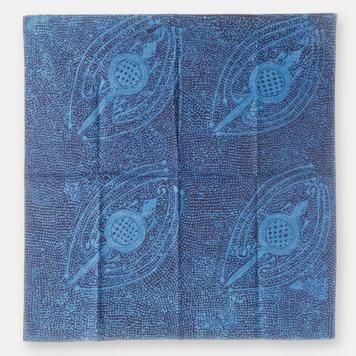 ナイジェリア ヨルバ族の藍染布：アディレ・エレコの風呂敷