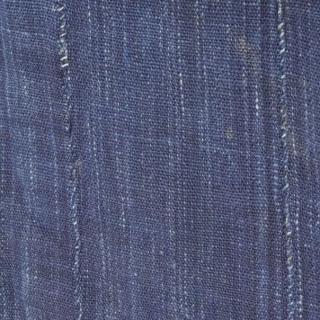 アフリカの藍染布：モシ族 色落ち ヴィンテージ ストール マフラー