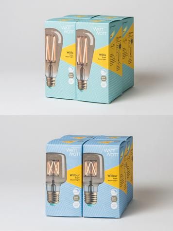 WATTNOTT WHIRLY WILLIS ST64：調光機対応 LED電球 エジソン