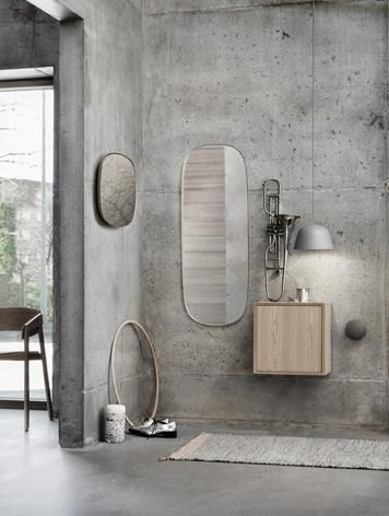 北欧デザイン MUUTO FRAMED MIRROR LARGE：ムート フレームド