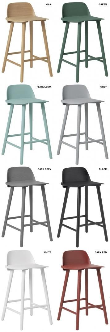 北欧デザイン MUUTO NERD BAR STOOL H65：ムート ナード バースツール 65cm