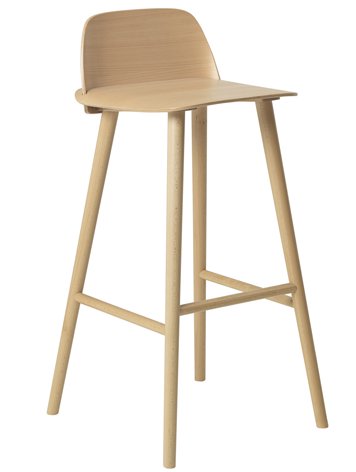 北欧デザイン MUUTO NERD BAR STOOL H75：ムート ナード バースツール 75cm