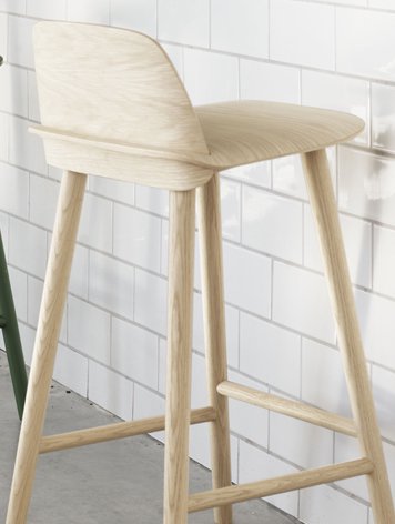 北欧デザイン MUUTO NERD BAR STOOL H75：ムート ナード バースツール 75cm