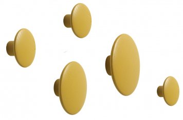 muuto THE Dots Coat Hooks Mustard：北欧デザイン ムート ザ・ドッツ コートフック 壁付けフック