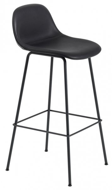 MUUTO FIBER BAR STOOL W.backrest SH75 TUBE BASE：ムート バースツール チューブベース