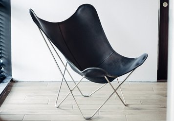 BKF BUTTERFLY CHAIR PAMPA BLACK：ビーケーエフ バタフライチェア