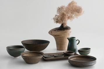 水野幸一 みずのこういち：織部 飯碗 小鉢