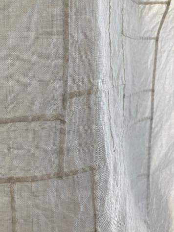 ポジャギ　ホワイトリネンクロス ポジャギ ホワイトリネンクロス - メルカリ