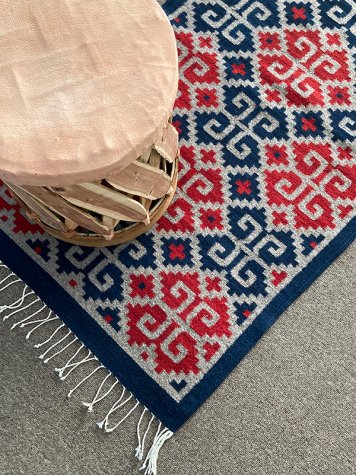 Isaac Vasquez Caracol rug：アイザック バスケス工房 オアハカのラグ