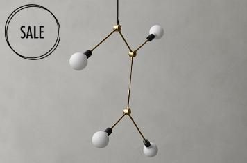 Menu Tribeca Franklin Chandelier Brass:メニュー Menu Tribeca Franklin Chandelier Brass:メニュー