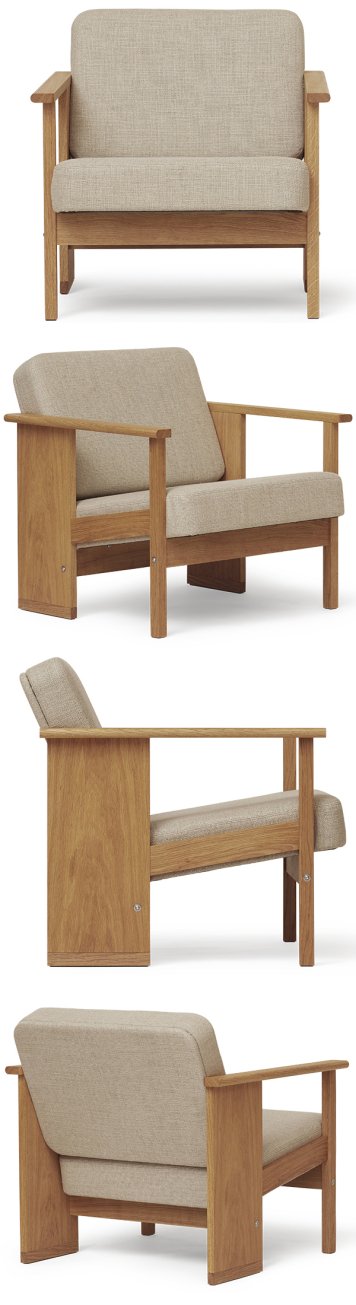 Form & Refine Block Lounge Chair：フォーム＆リファイン ブロック ラウンジチェア