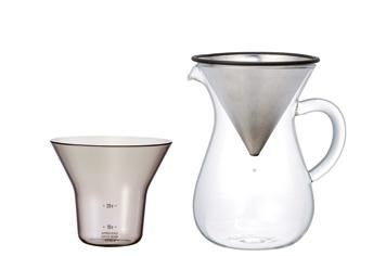 Kinto Slow Coffee Style キントー コーヒーカラフェセット ステンレスフィルター 300ml Kinto Slow Coffee Style キントー コーヒーカラフェセット ステンレスフィルター 300ml
