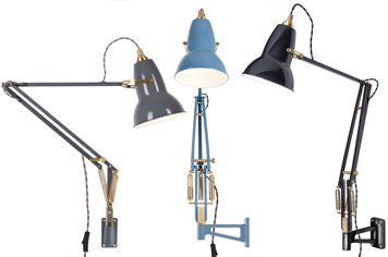 ANGLEPOISE ORIGINAL 1227 BRASS WALL MOUNTED LAMP：アングルポイズ 