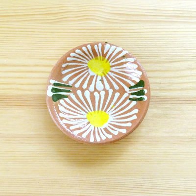 メキシコ 陶器絵皿アツォンパ平S（B）[7.5cm]
