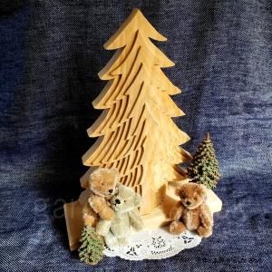 クリスマス テディベアの立体アート グッズインフォメーション