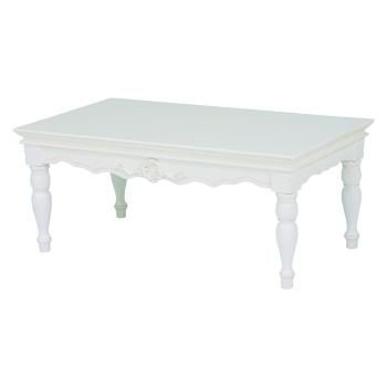 ハンプトンIIシリーズ お姫系 白家具 テーブル デスク アンティーク風