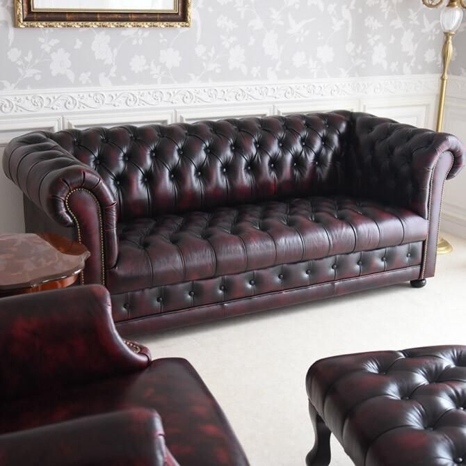 【セール中】MANCHESTERチェスター3P ウオッシュオフ BURGUNDY - 1