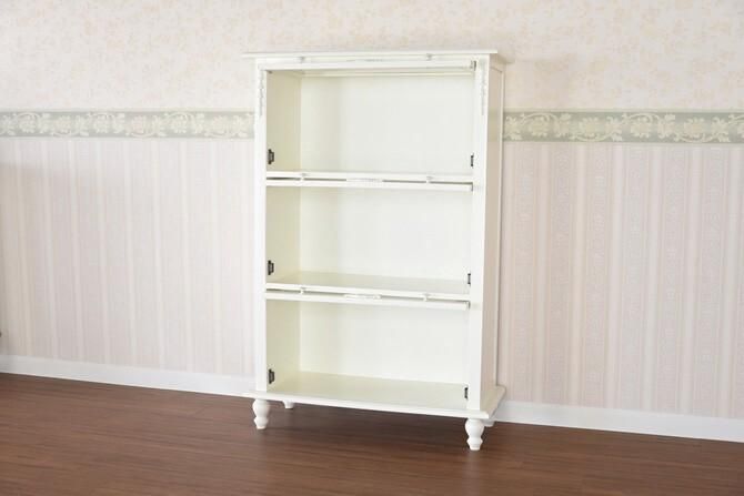スノーホワイトプリンセス プチROCOCO スライド本棚3段 メーカー