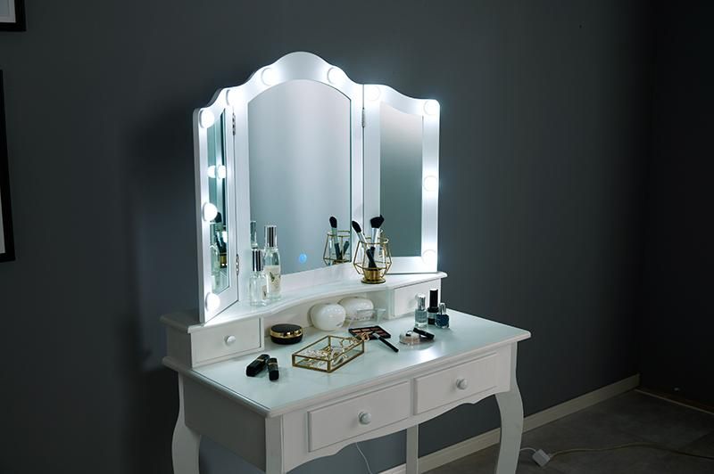 LED付ドレッサー MD-6728 メーカー直送商品 送料無料(北海道・沖縄は